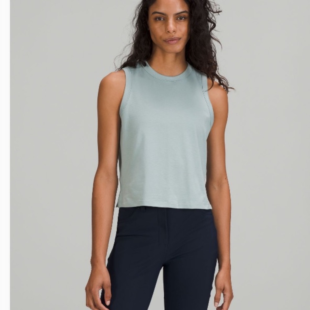Lululemon classic fit cotton blend tank top